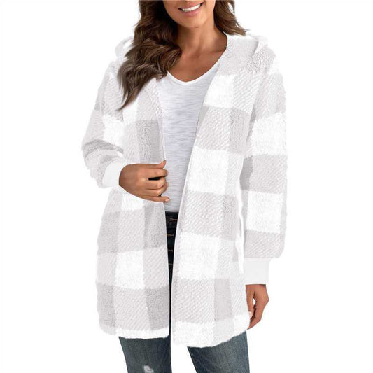 Patterned knitted cardigan