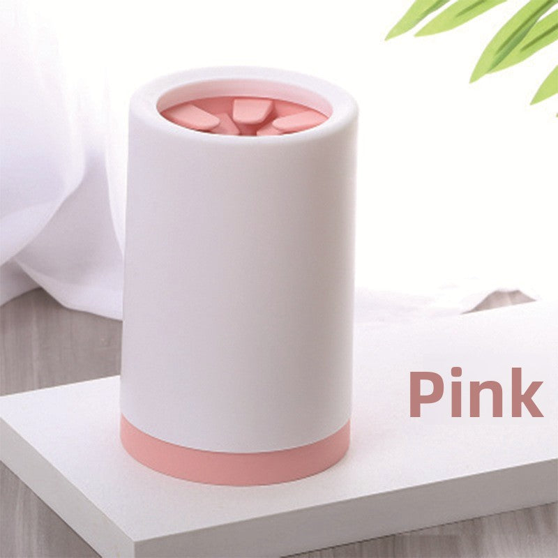 Paw cleaning foot scrubber