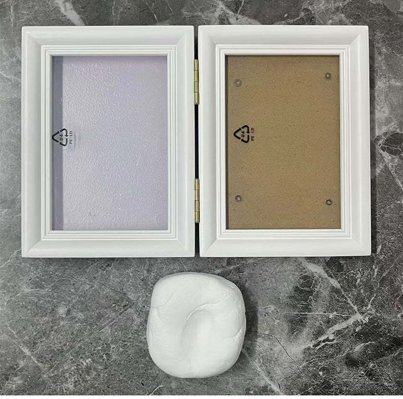 Paw Print Memorial Photo Frame with Ink Pad