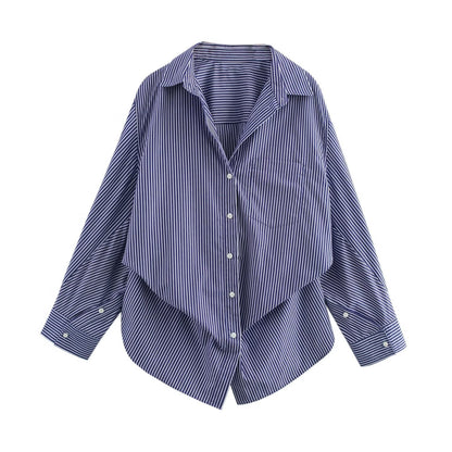 PB & ZA Women's 2025 Summer New Loose Casual Simple Lel Bat Sleeve Poplin Shirt 2020458