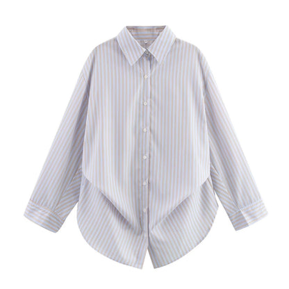 PB & ZA Women's 2025 Summer New Loose Casual Simple Lel Bat Sleeve Poplin Shirt 2020458