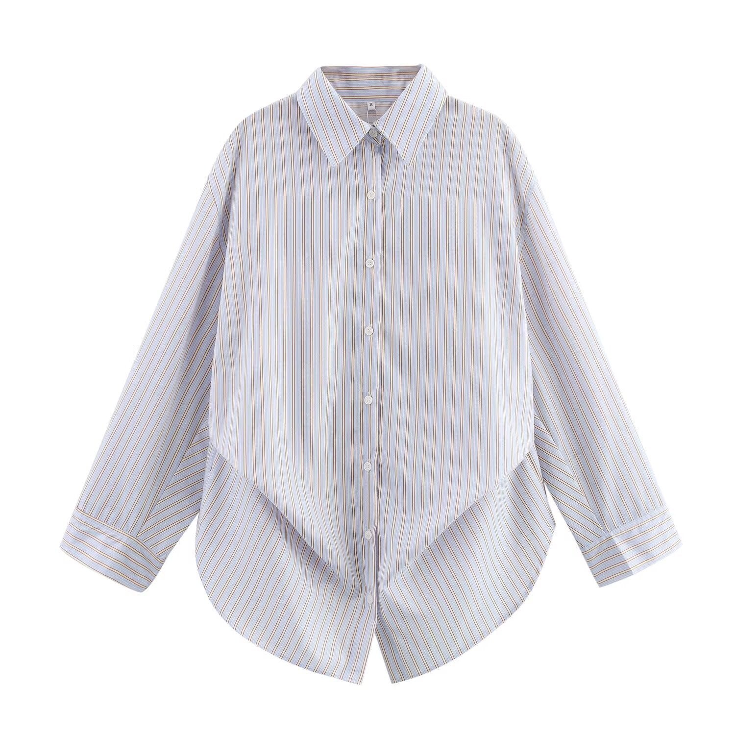 PB & ZA Women's 2025 Summer New Loose Casual Simple Lel Bat Sleeve Poplin Shirt 2020458