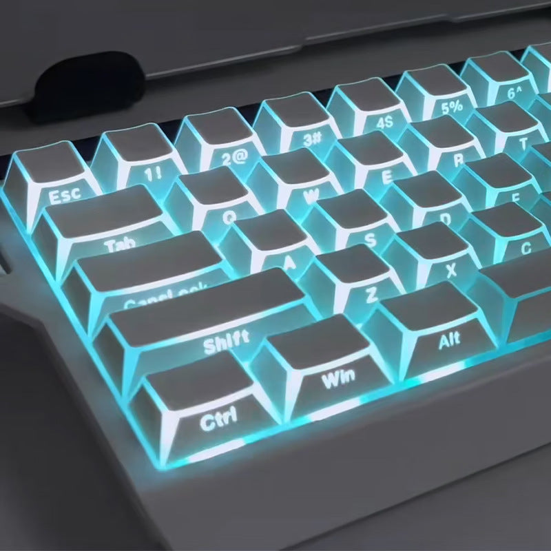 PBT Double Shot Mechanical Keyboard with RGB Backlight