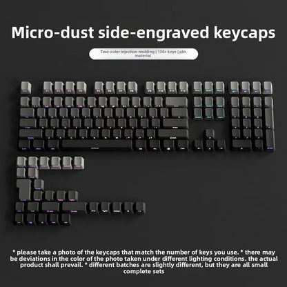 PBT Side-Engraved Keycaps for Mechanical Keyboards