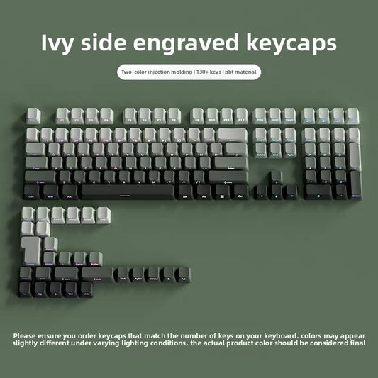 PBT Side-Engraved Keycaps for Mechanical Keyboards