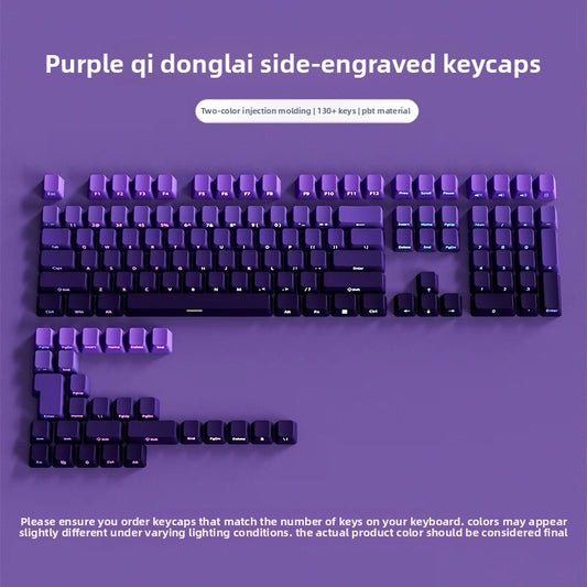 PBT Side-Engraved Keycaps for Mechanical Keyboards