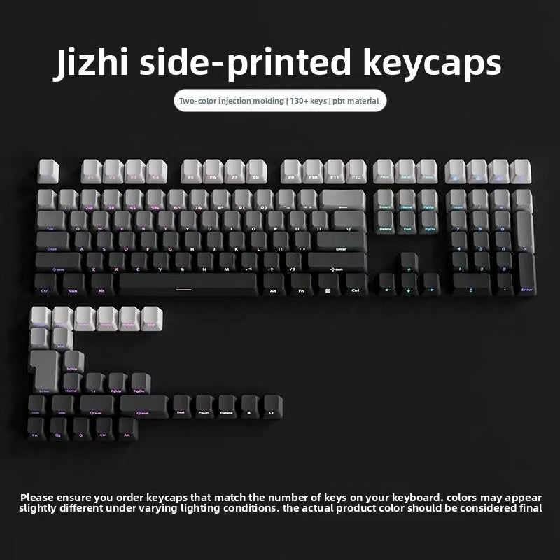 PBT Side-Engraved Keycaps for Mechanical Keyboards