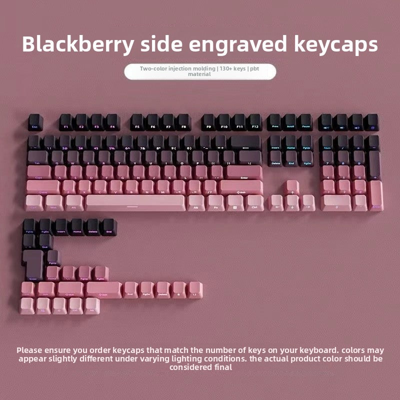 PBT Side-Engraved Keycaps for Mechanical Keyboards