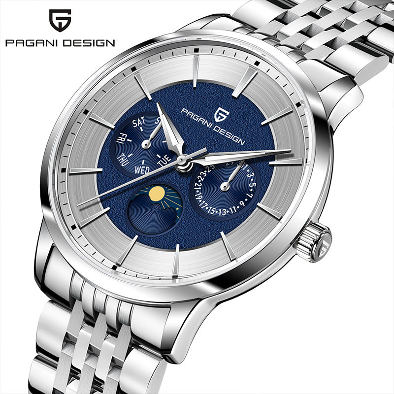 PD-1795 Multifunctional Quartz Waterproof Men's Watch