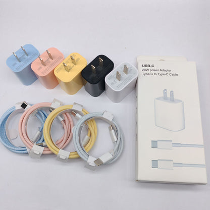PD Fast Charger Adapter with Braided Cable