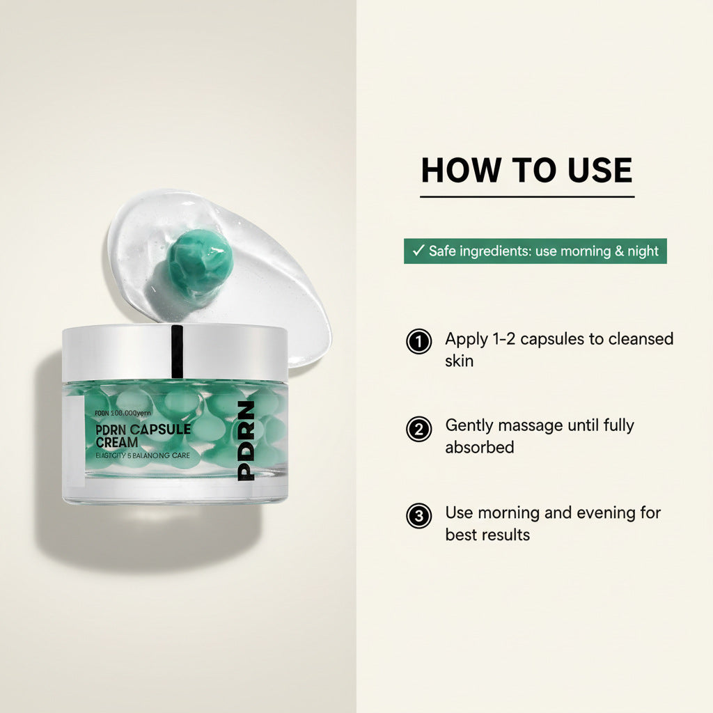 PDRN Seaweed Green Capsule Face Cream 50g