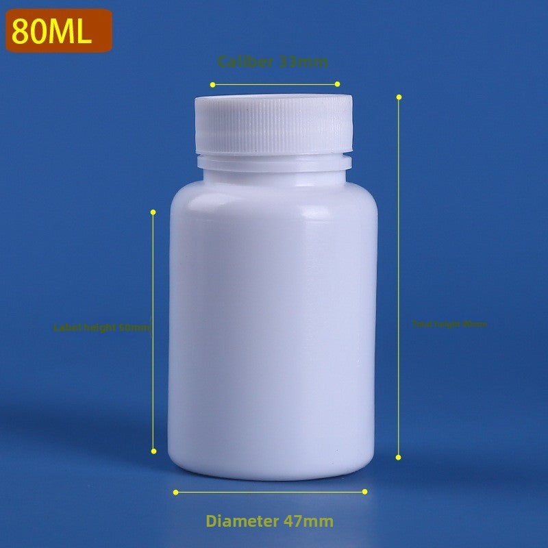 PE Plastic Empty Bottles with Screw Caps