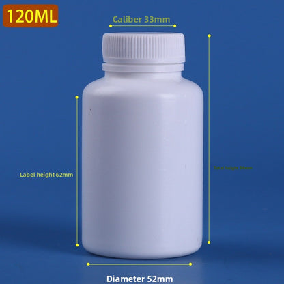 PE Plastic Empty Bottles with Screw Caps