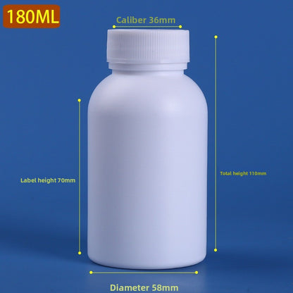 PE Plastic Empty Bottles with Screw Caps