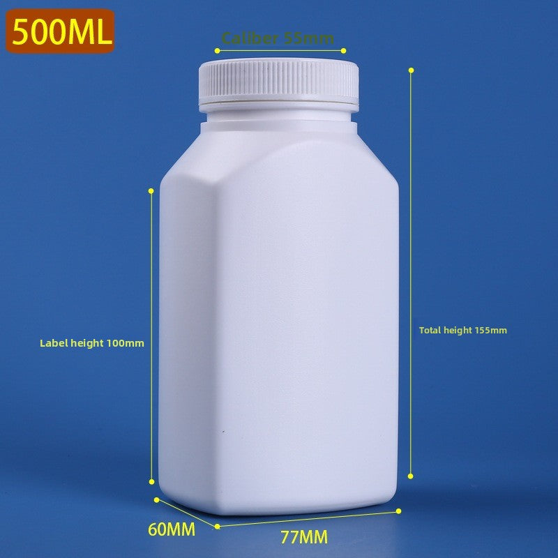 PE Plastic Empty Bottles with Screw Caps