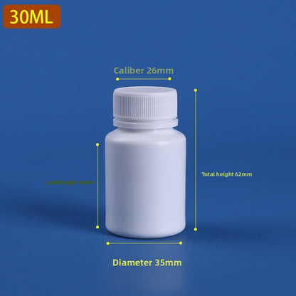 PE Plastic Empty Bottles with Screw Caps