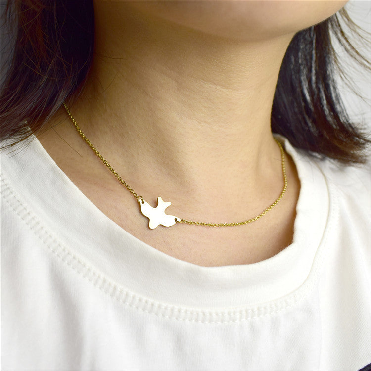 Peace Dove Collarbone Chain