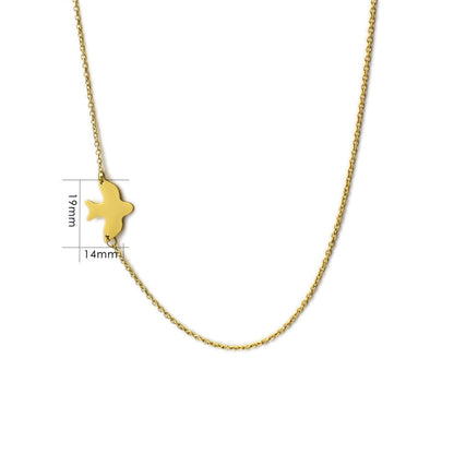 Peace Dove Collarbone Chain