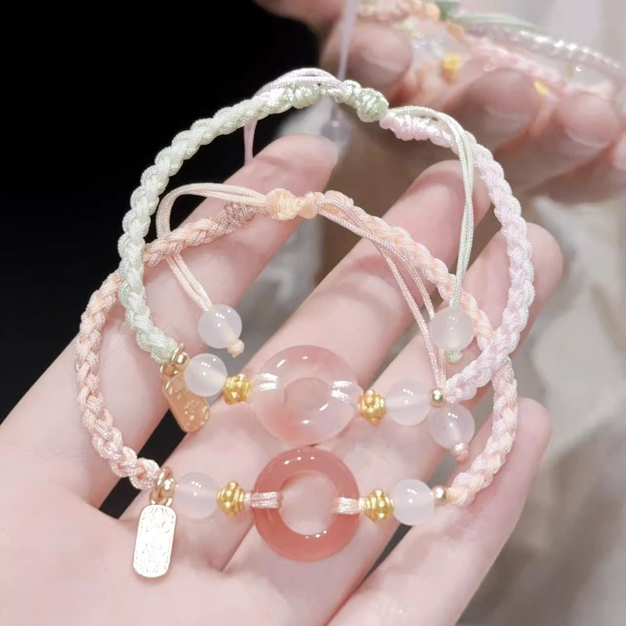 Peace knot bracelet
