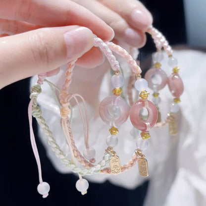 Peace knot bracelet
