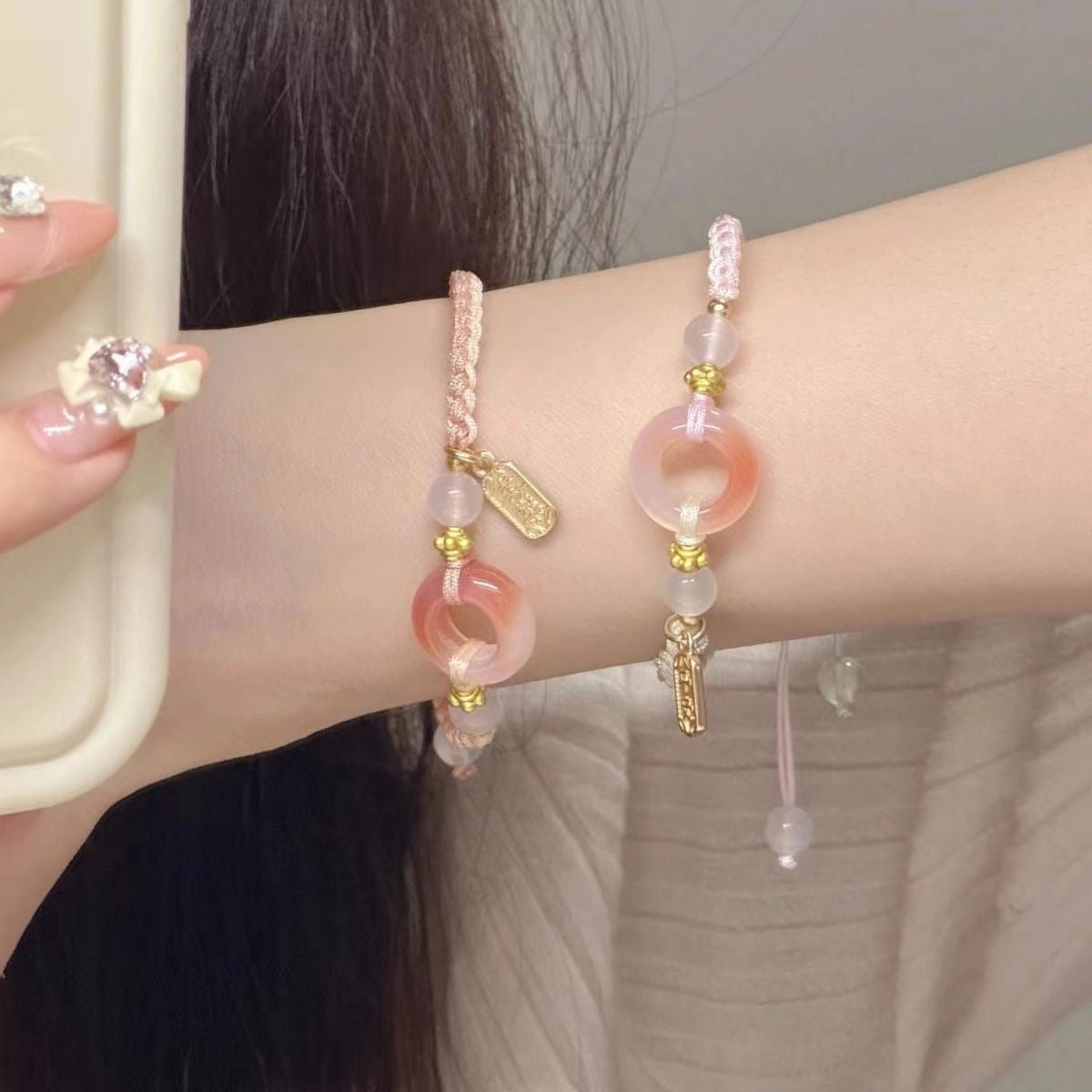 Peace knot bracelet