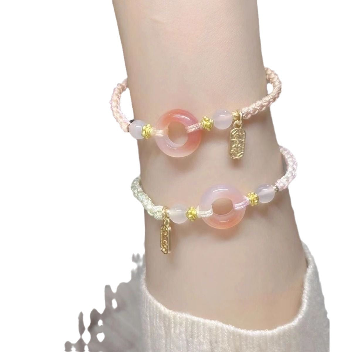 Peace knot bracelet