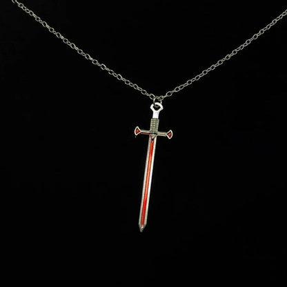 Peach Heart Collarbone Chain