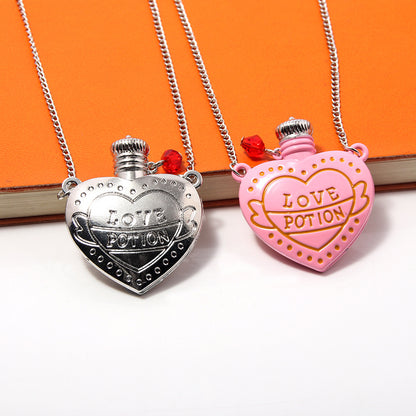 peach heart Love pendant