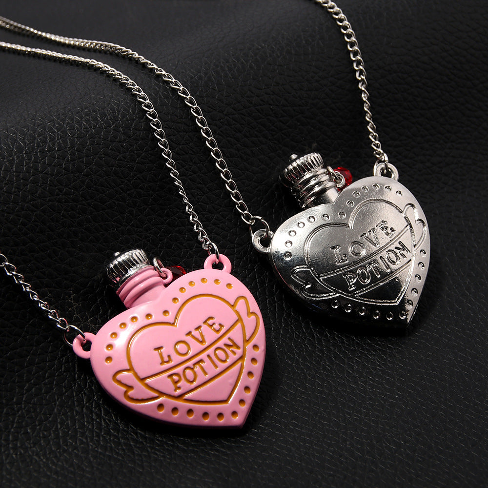 peach heart Love pendant