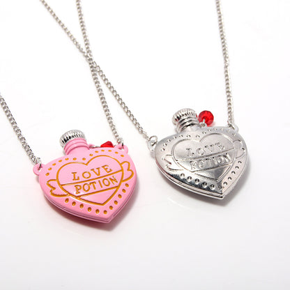 peach heart Love pendant