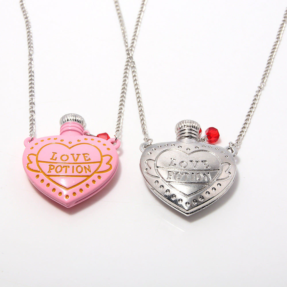 peach heart Love pendant