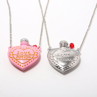 peach heart Love pendant