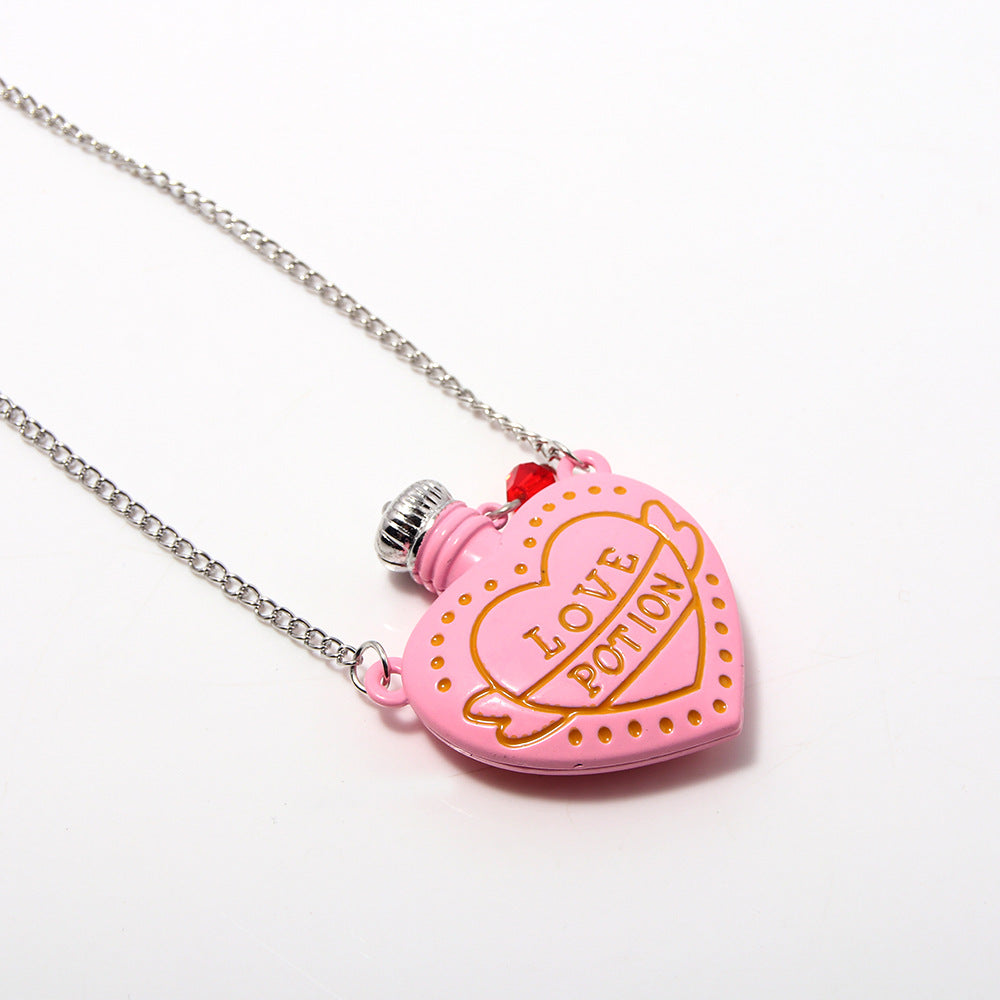 peach heart Love pendant