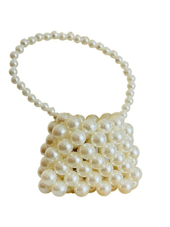 Pearl Accent Crossbody Handbag