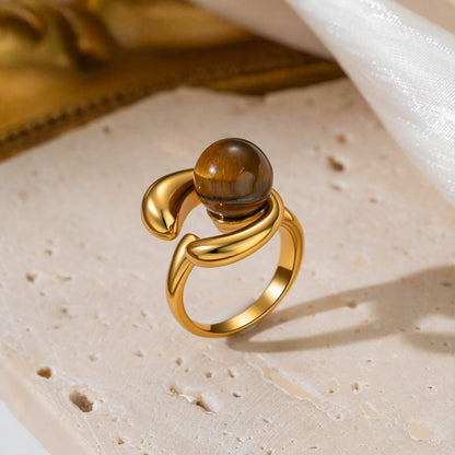 Pearl Adjustable Ring