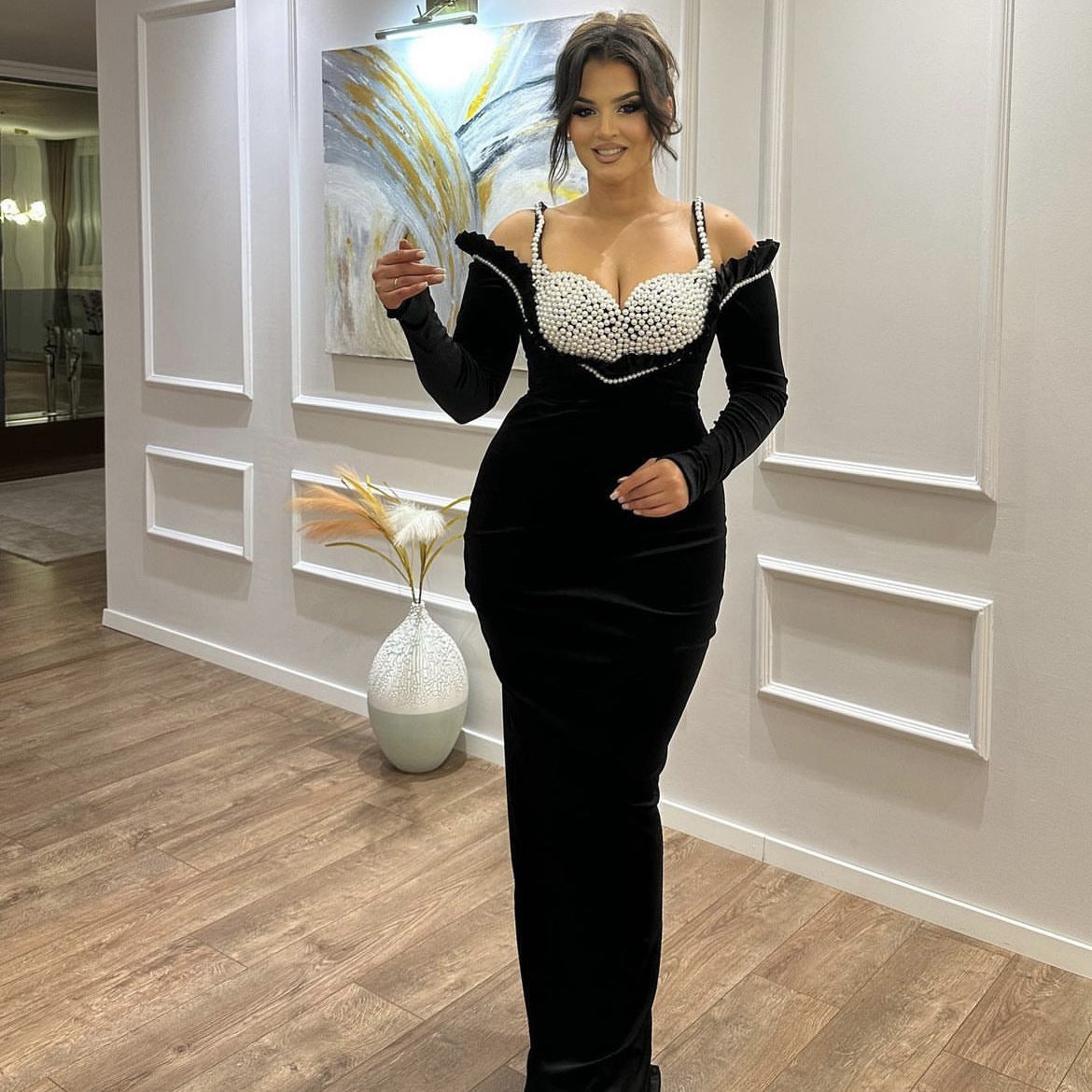 Pearl Bandage dress