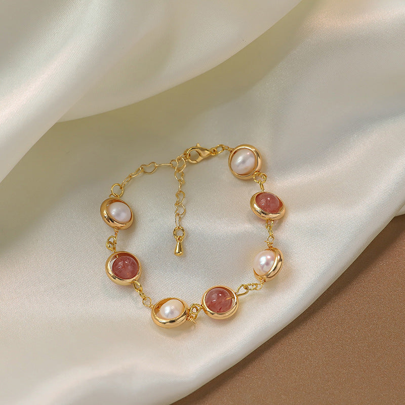 pearl chain bracelet