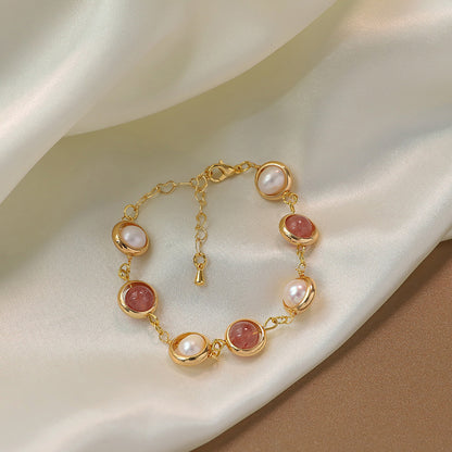 pearl chain bracelet