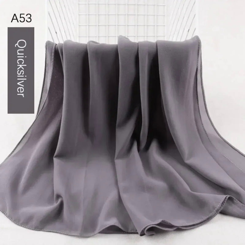 Pearl chiffon bubble scarf headscarf