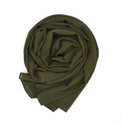 Pearl chiffon scarf for women