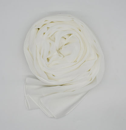 Pearl chiffon scarf for women