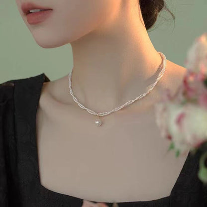 Pearl Double-Layer Necklace