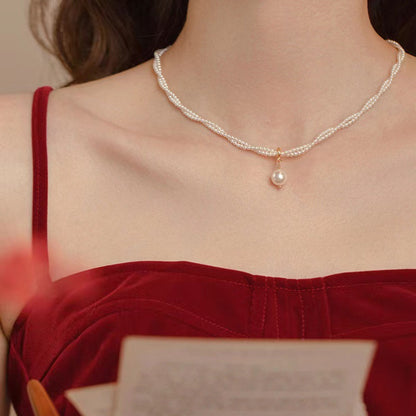 Pearl Double-Layer Necklace