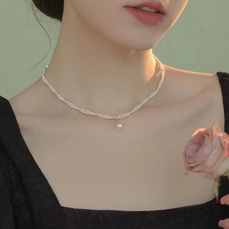 Pearl Double-Layer Necklace