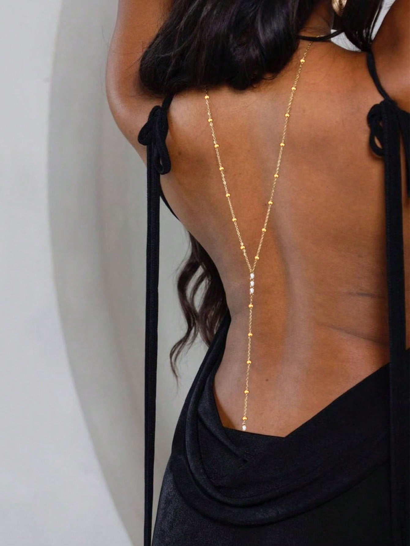 Pearl Drop Body Chain