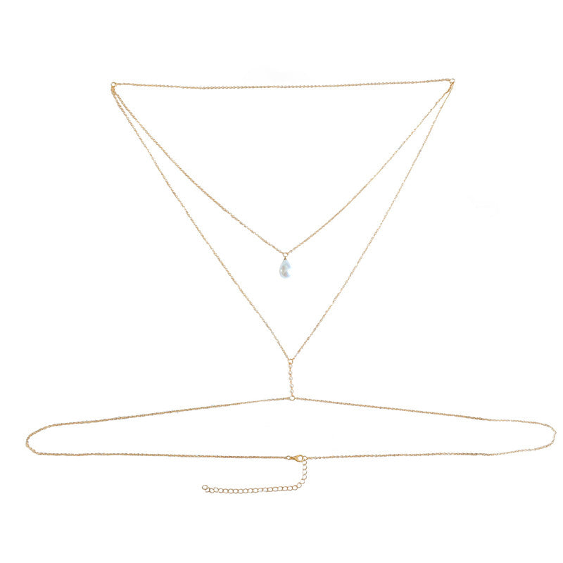 Pearl Drop Body Chain
