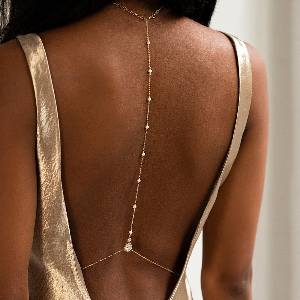 Pearl Drop Body Chain