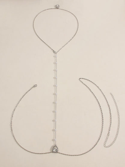 Pearl Drop Body Chain