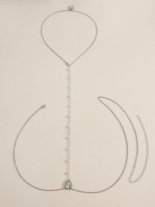 Pearl Drop Body Chain