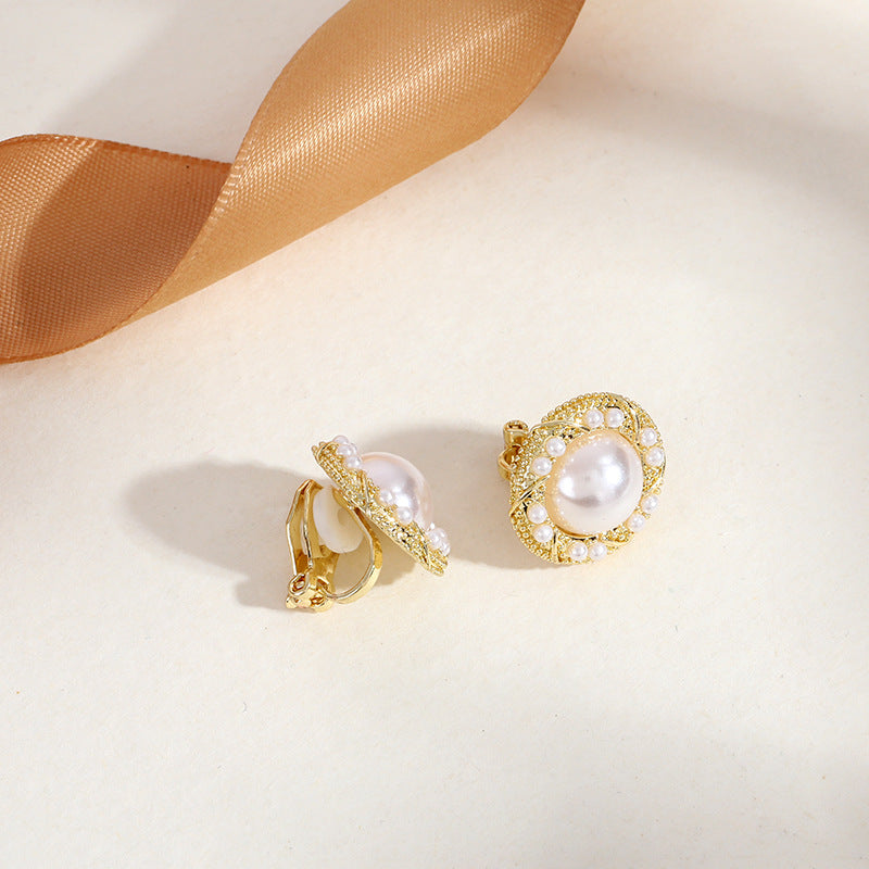 Pearl Ear Clips